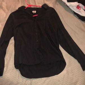 Women’s Black button up